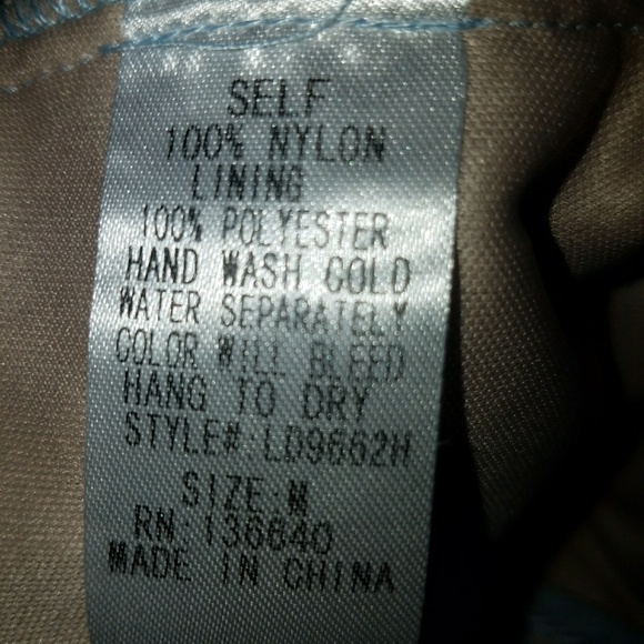 NWT■Baby Blue Lace Tie Back Dress - Picture 5 of 8